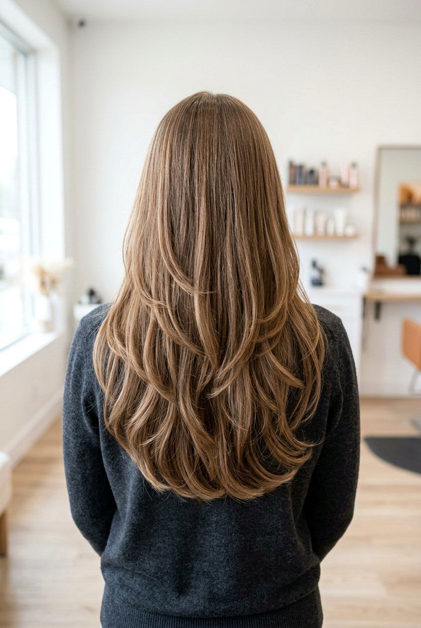 Layered u cut long hair - 20 u cut for long hair - 20 u cut for long hair