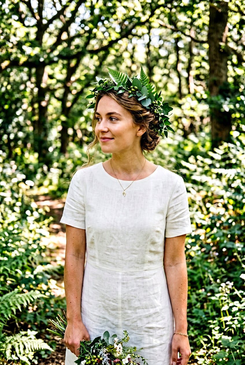 Leafy Halo Wrap - 20 fairycore half up hairstyle - 20 fairycore half up hairstyle