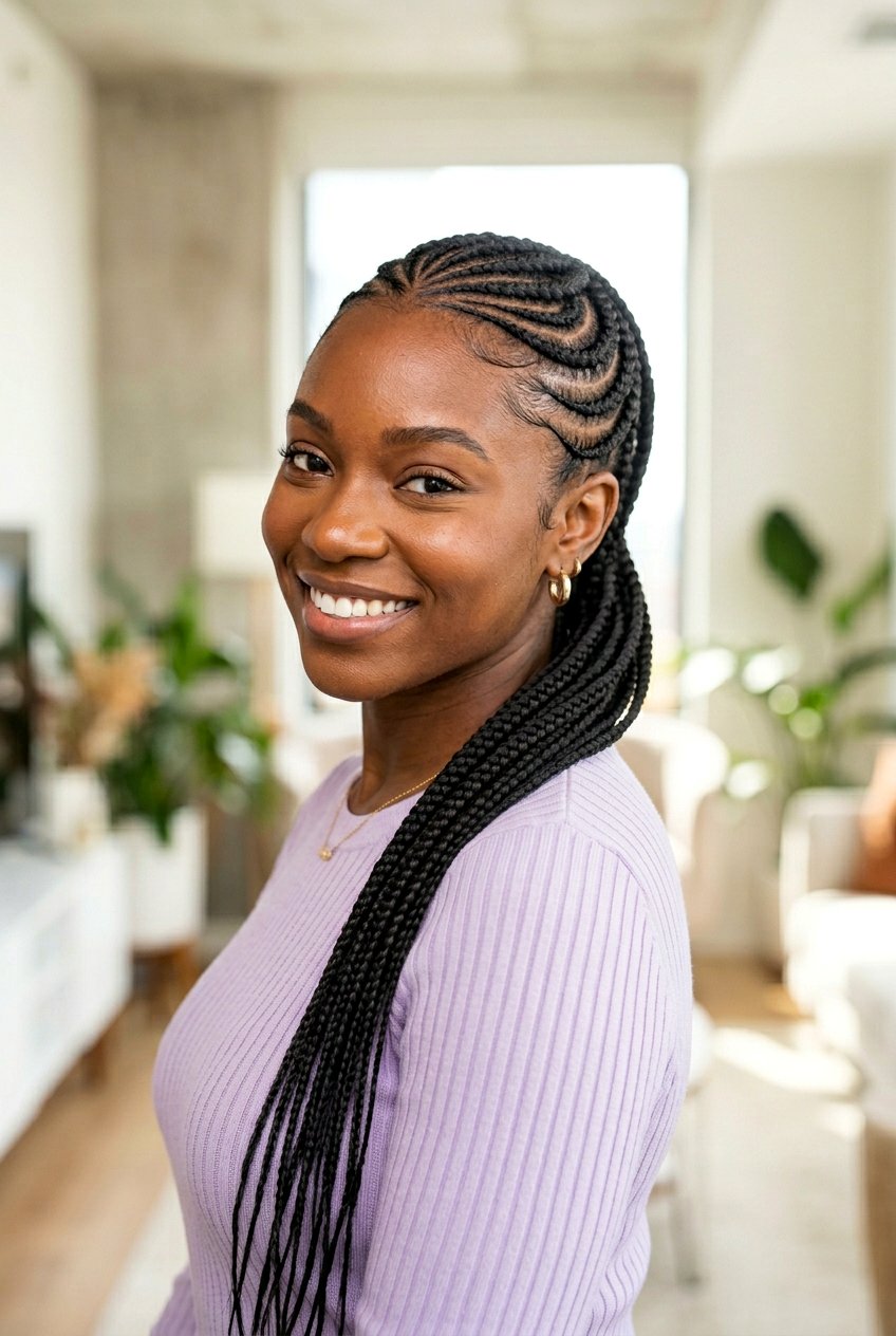 Lemonade Braid Ponytail - 20 black women office braid ponytail styles - 20 black women office braid ponytail styles
