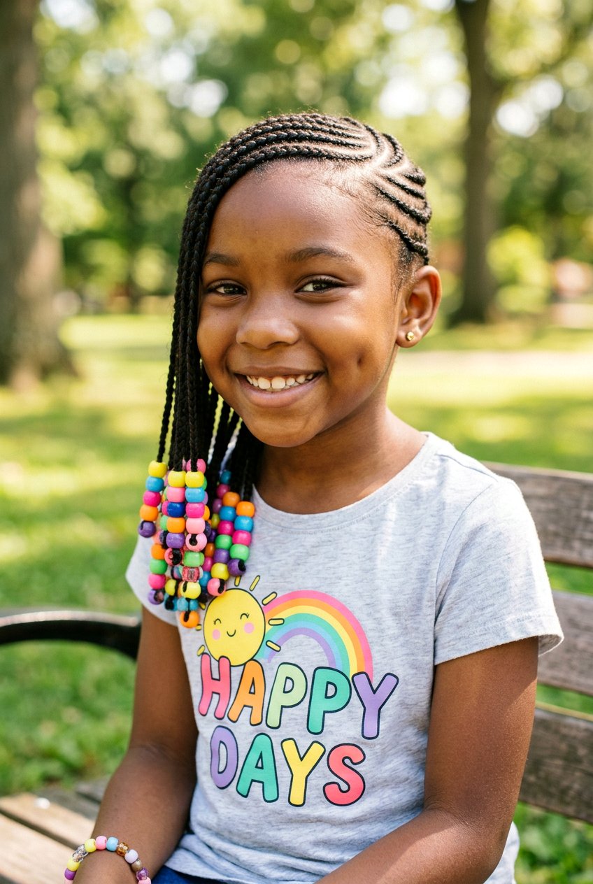 Lemonade Braids With Beads For Girls - 20 lemonade braids for girls - 20 lemonade braids for girls