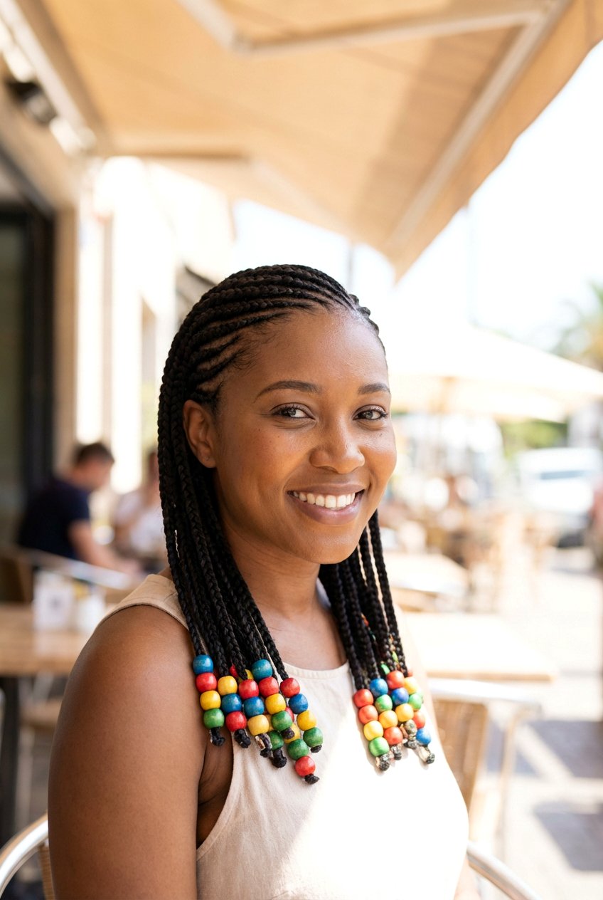 Lemonade Braids With Beads - 20 lemonade braids hairstyles