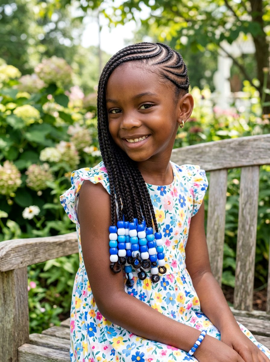 20 Best School Braids with Beads for Girls to Try This Year