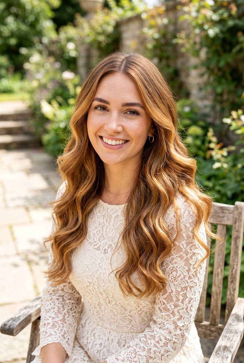 Light Amber Ginger Balayage Shadow Root - 20 ginger balayage with shadow root - 20 ginger balayage with shadow root