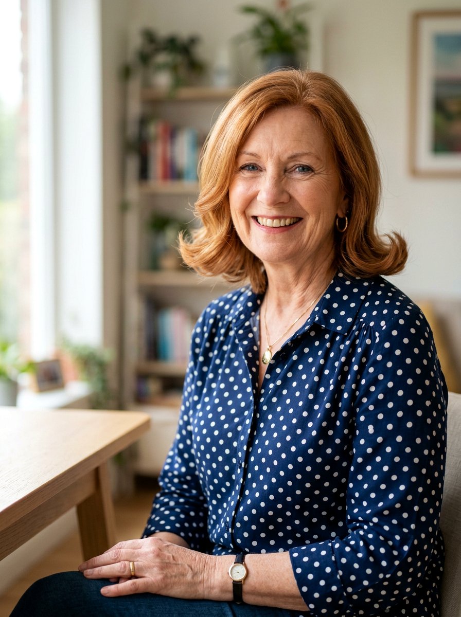 Light Auburn Flipped Bob - 20 red refresh for older women - 20 red refresh for older women