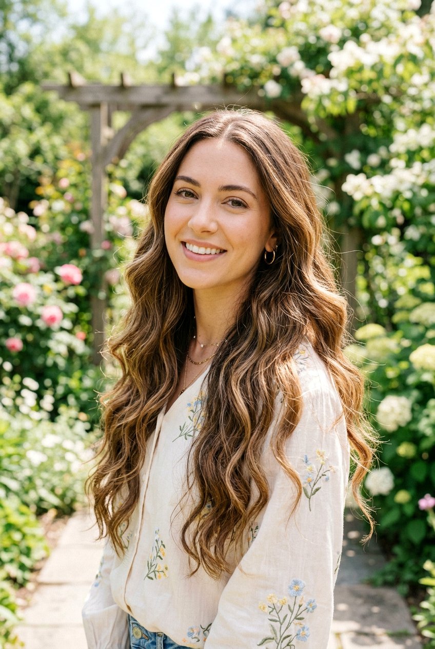 Light Brown Brunette With Caramel Lowlights - 20 subtle lowlights for brunettes - 20 subtle lowlights for brunettes