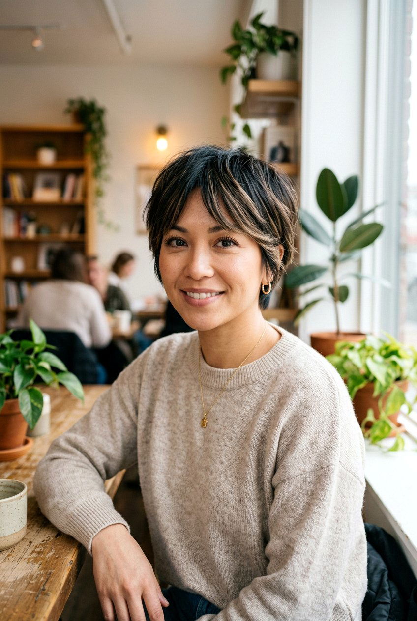 Light Brown Highlights On Short Black Hair - 20 face framing highlights for black hair - 20 face framing highlights for black hair