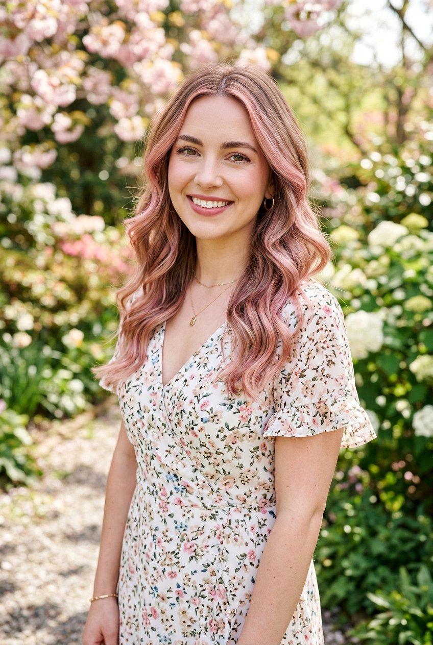Light Brunette Hair With Rose Gold Balayage - 20 brunette hair with rose gold balayage - 20 brunette hair with rose gold balayage