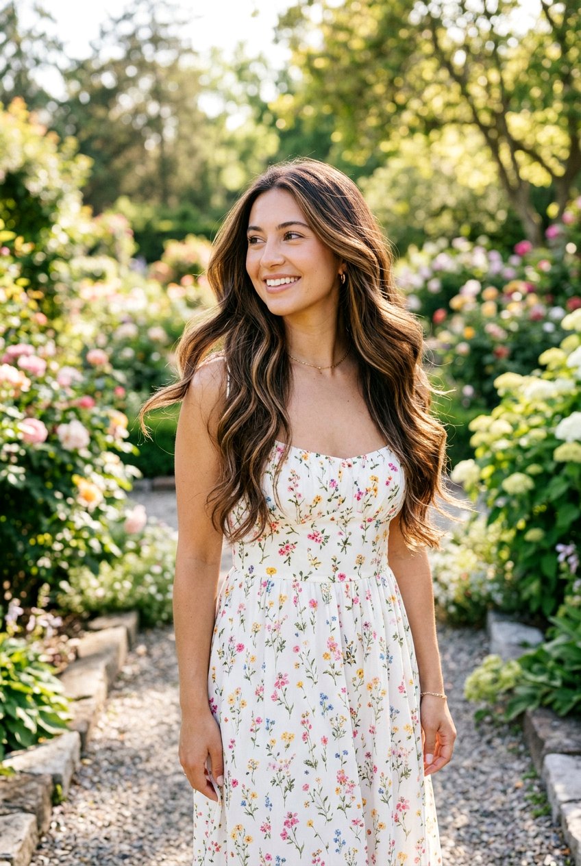 Light Chestnut Brown Highlights On Long Layers - 20 warm chestnut highlights for mature women - 20 warm chestnut highlights for mature women