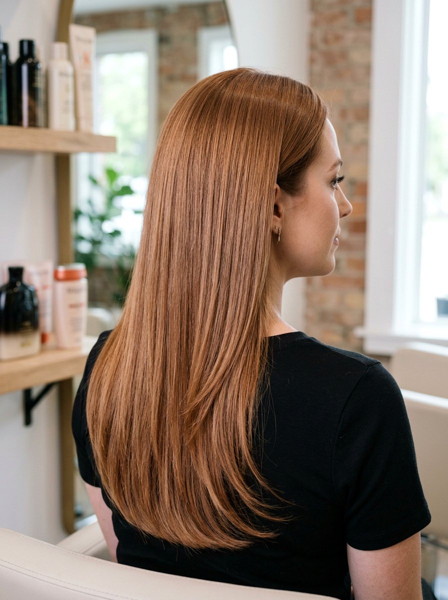 Light Copper Brown Long Layers - 20 dimensional copper for long layers - 20 dimensional copper for long layers