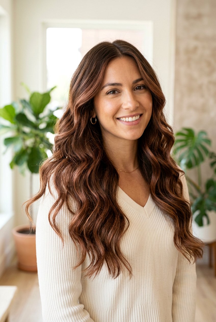 Light Mahogany Balayage On Medium Brunette Hair - 20 mahogany balayage on brunette hair - 20 mahogany balayage on brunette hair