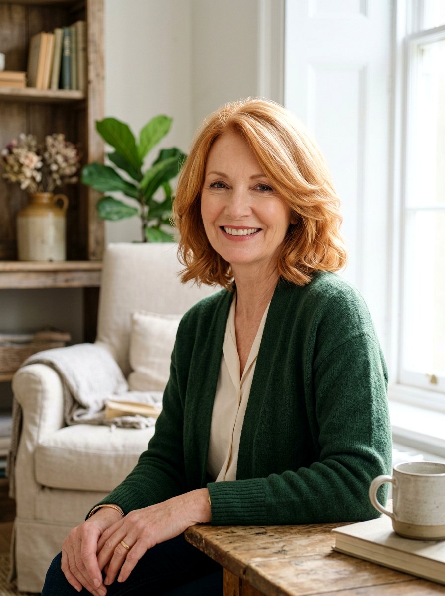 Light Reflective Ginger - 20 soft copper for mature women - 20 soft copper for mature women