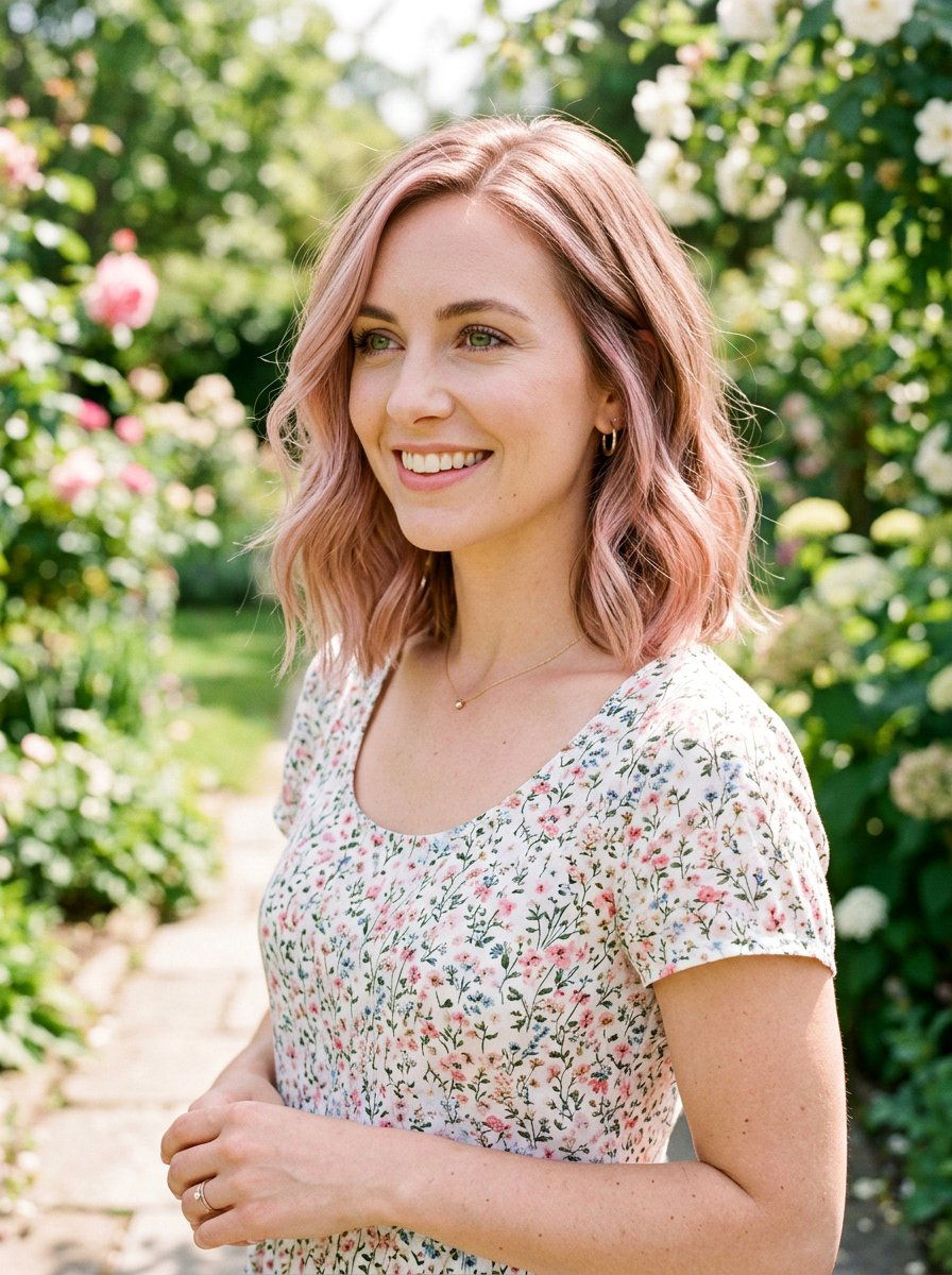 Light Rose Brown Lob - 20 spring rose brown hair color - 20 spring rose brown hair color