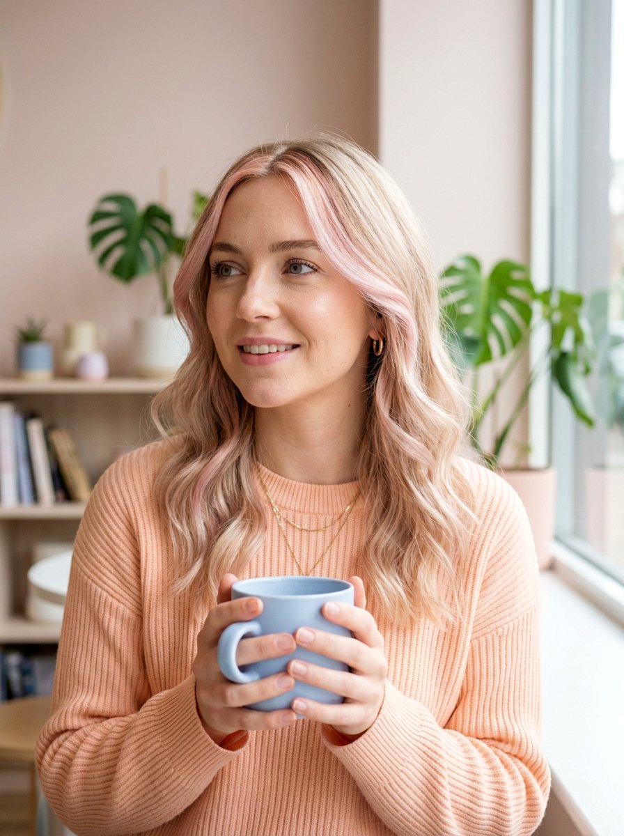 Light rose gold money piece - 20 rose gold money piece hair - 20 rose gold money piece hair