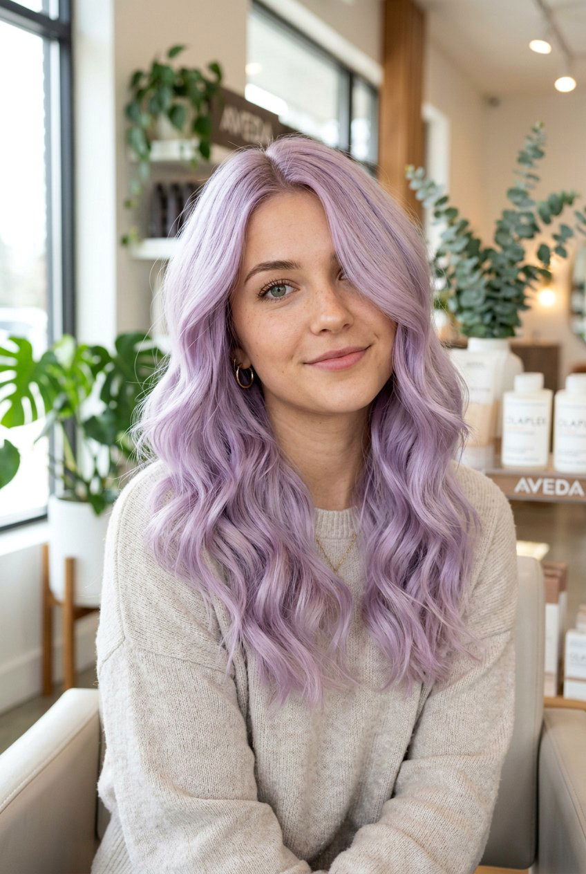 Lilac Hair Color - 20 summer hair color ideas - 20 summer hair color ideas