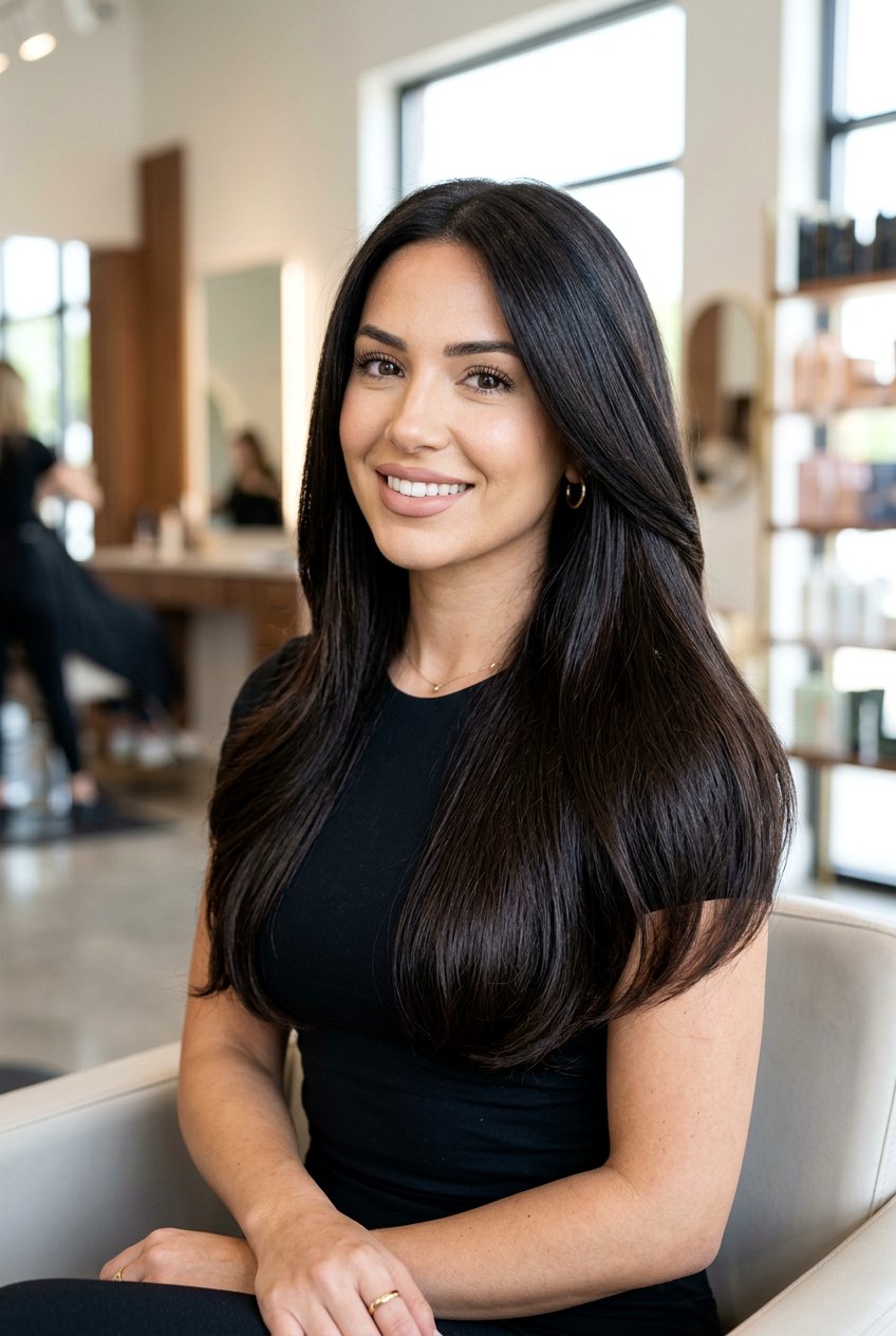 Liquid Noir Brunette Hair Color - 20 salon fresh hair color ideas - 20 salon fresh hair color ideas