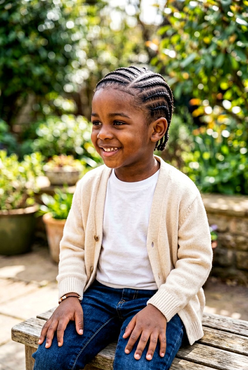 Little Boy Braids With Side Part - 20 little boy braid styles - 20 little boy braid styles