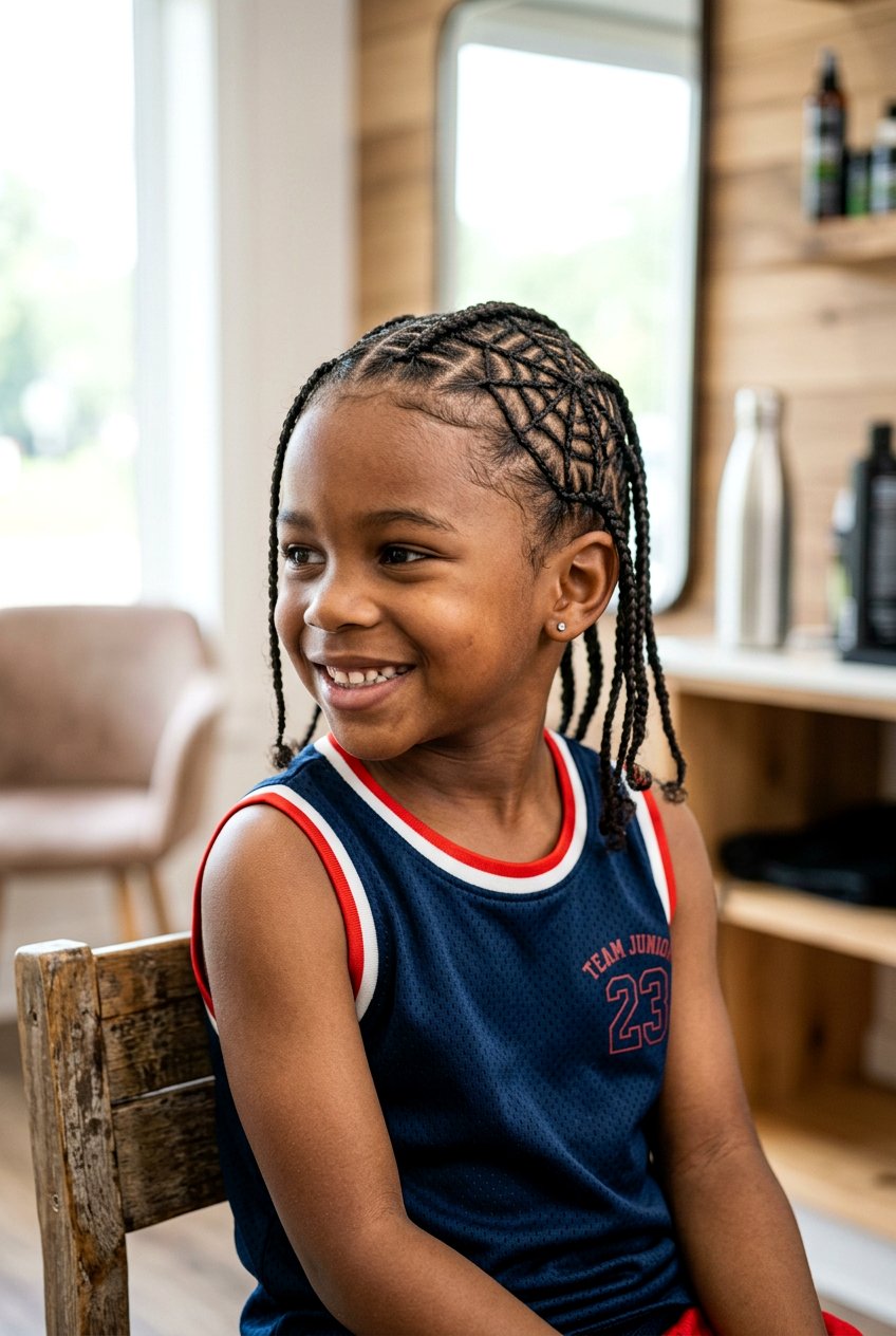 Little Boy Spider Braids - 20 little boy braid styles - 20 little boy braid styles