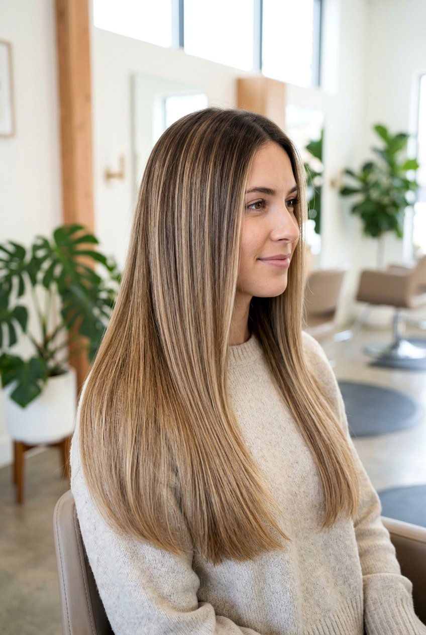 Lived In Balayage on Straight Hair - 20 balayage for straight hair - 20 balayage for straight hair