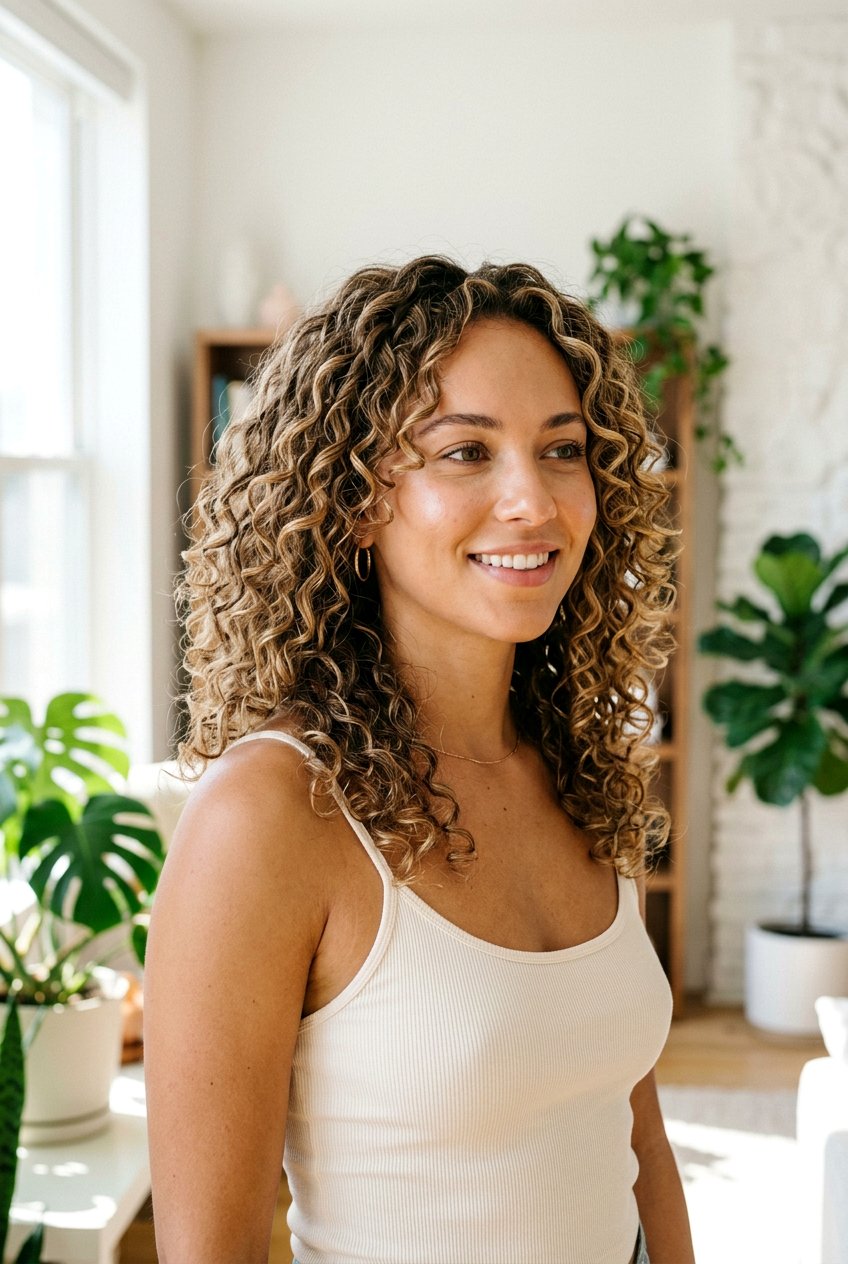 Lived In Bronde Curly Hair - 20 lived in bronde hair - 20 lived in bronde hair