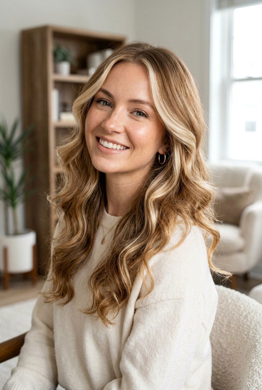 Lived In Caramel Blonde With Face Framing Highlights - 20 lived in caramel blonde hair - 20 lived in caramel blonde hair