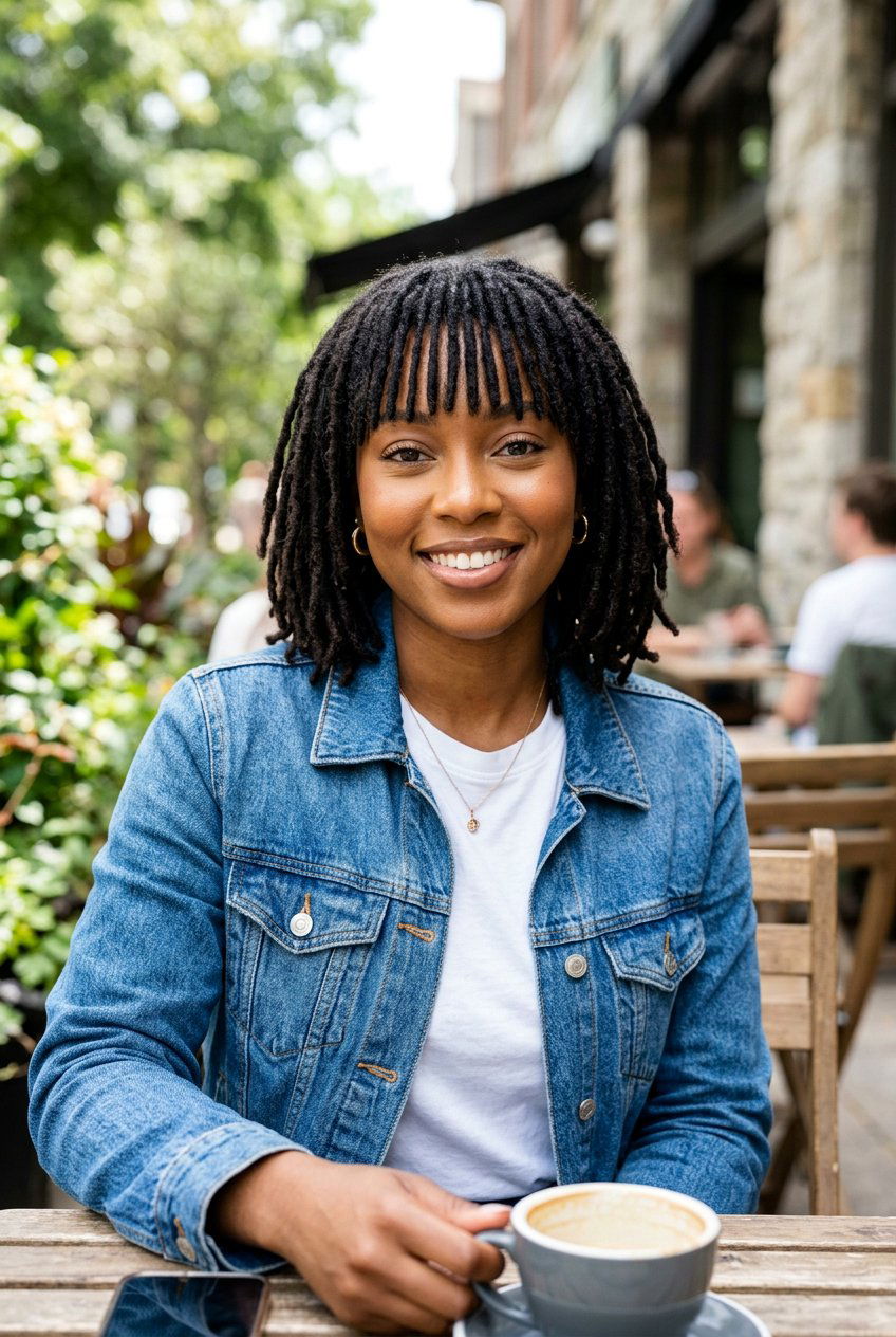 Loc Bob With Bangs - 20 black women loc bob styles - 20 black women loc bob styles