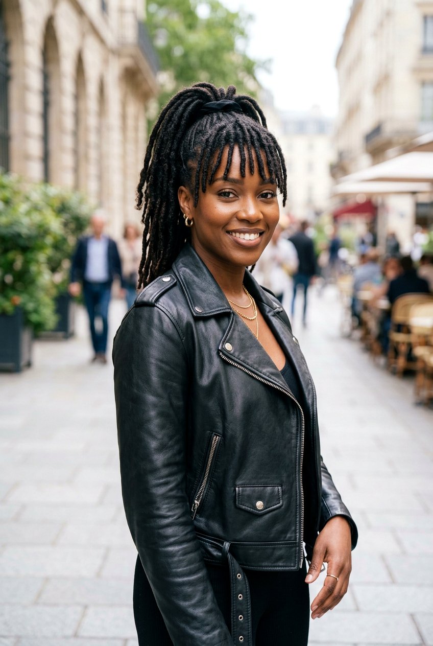 Loc Ponytail With Bangs - 20 long loc ponytail for women - 20 long loc ponytail for women