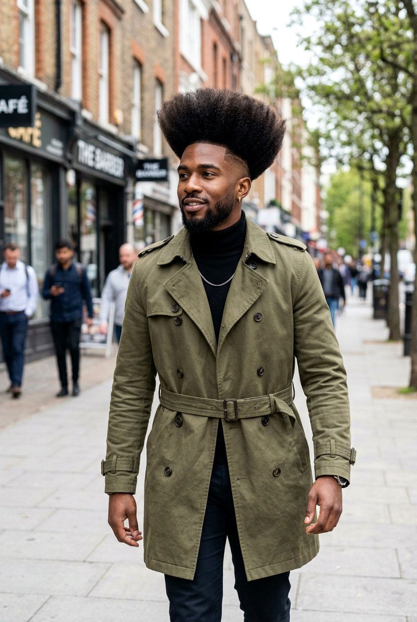 Long Afro Burst Fade - 20 afro burst fade haircut men - 20 afro burst fade haircut men