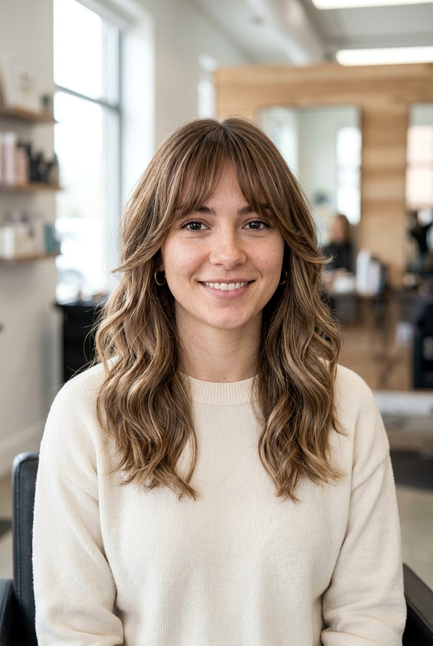 Long Bangs Oval Face - 20 bangs for oval face