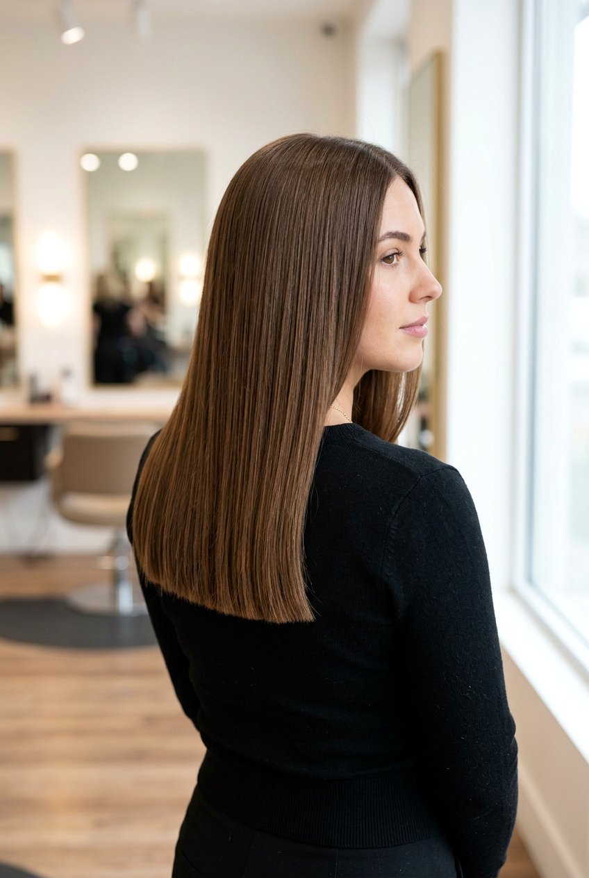 Long Blunt Cut - 20 long hairstyles for fine hair - 20 long hairstyles for fine hair