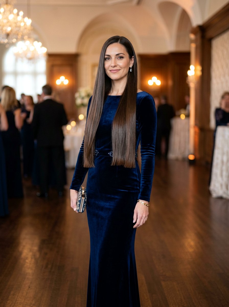 Long Blunt Cut - 20 haircut for relaxed hair women - 20 haircut for relaxed hair women