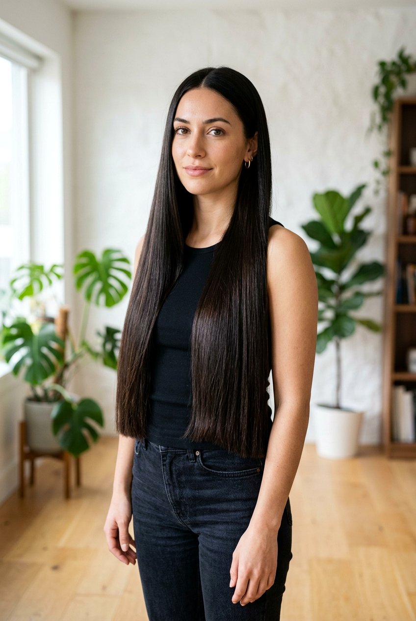 20 Chic Long Blunt Haircuts for Straight Hair to Copy Now