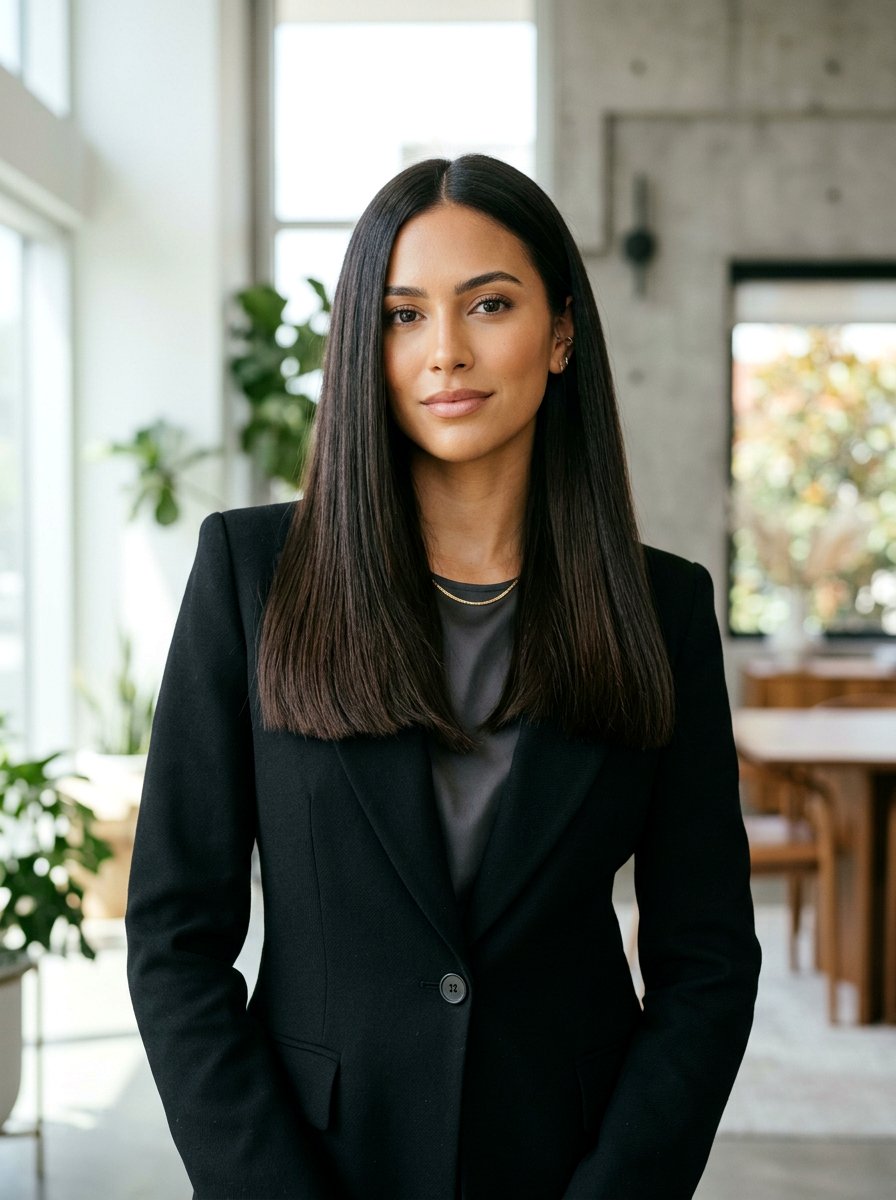 Long Blunt Cut Blowout - 20 glamorous blowout hairstyle ideas - 20 glamorous blowout hairstyle ideas