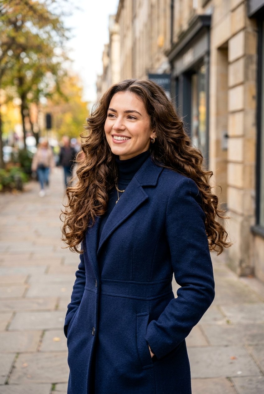 Long Blunt Cut With Bouncy Blowout Curls - 20 bouncy hairstyle with blowout curls - 20 bouncy hairstyle with blowout curls