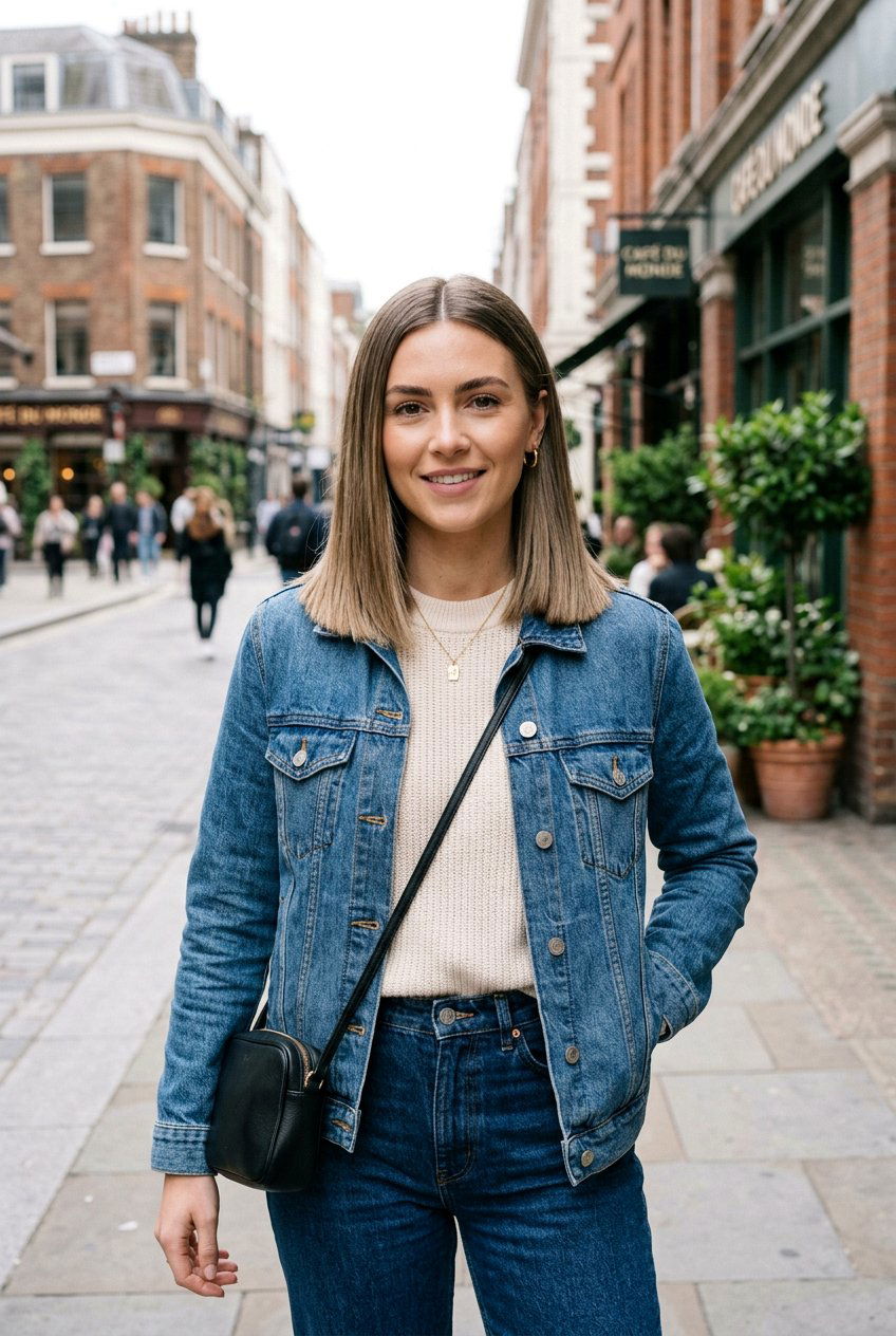 Long Blunt Lob With Center Part - 20 blunt lob with center part - 20 blunt lob with center part