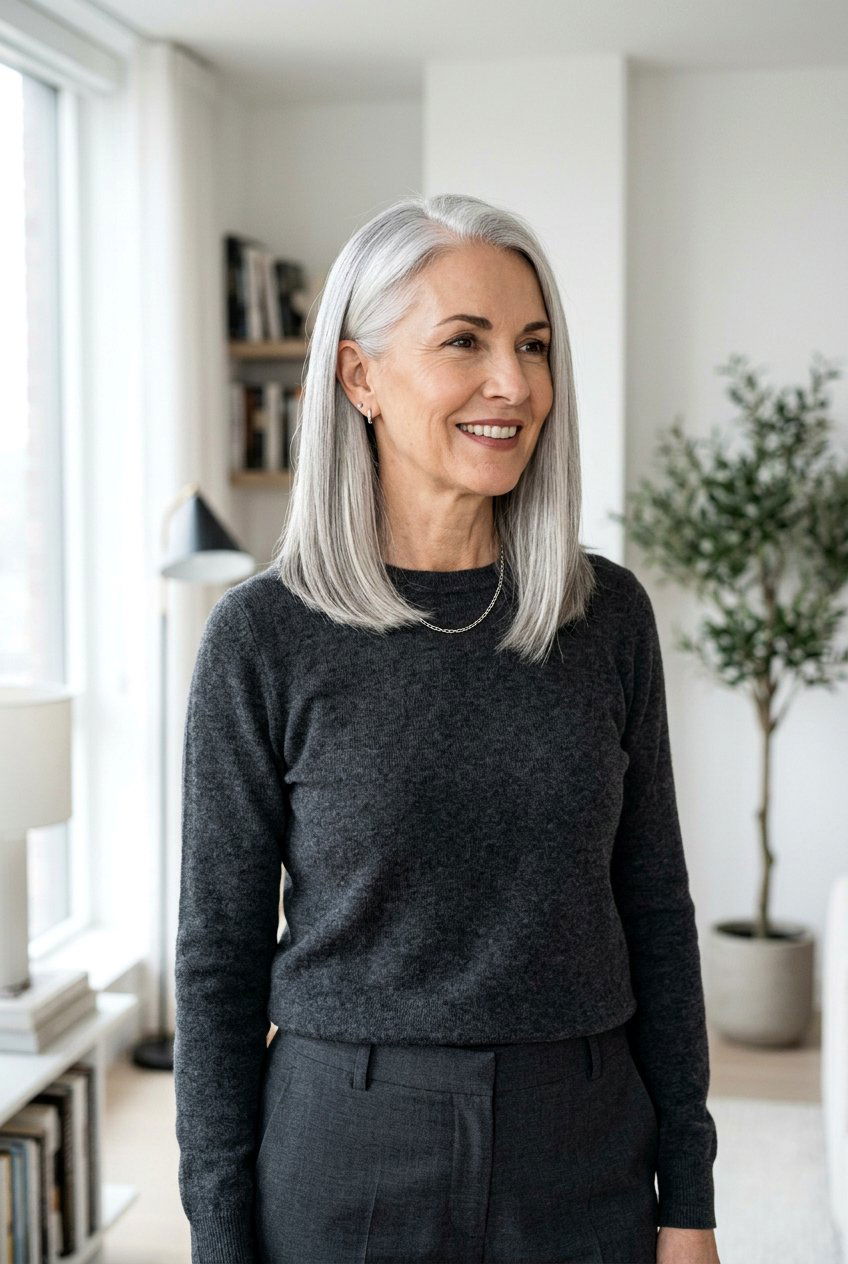 Long Bob For Gray Hair Over 50 - 20 long bob for women over 50 - 20 long bob for women over 50
