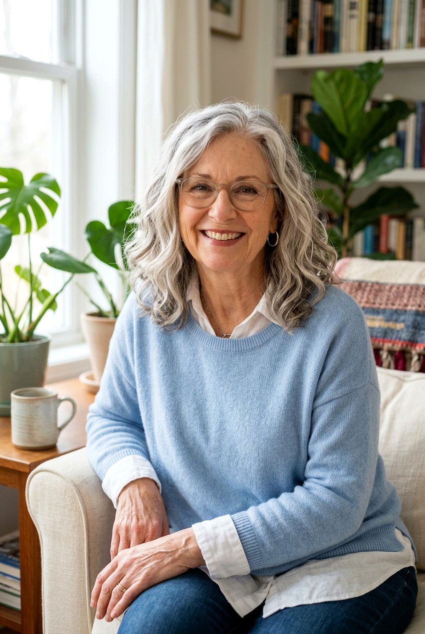 Long Bob For Women Over 60 With Wavy Hair - 20 long bob for women over 60 - 20 long bob for women over 60