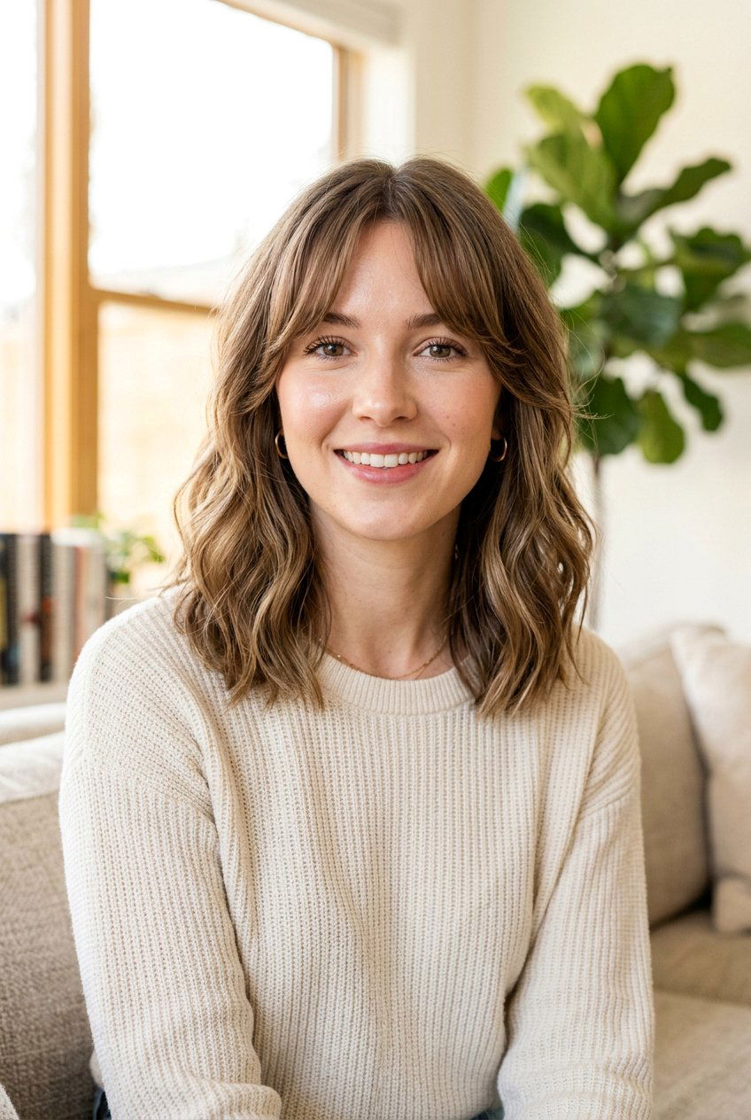 Long Bob With Curtain Bangs - 20 long bob with bangs - 20 long bob with bangs