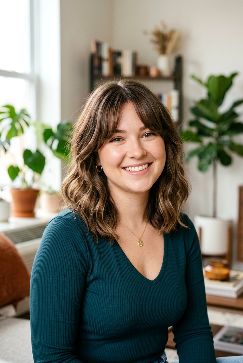 Long Bob With Curtain Bangs For Round Face - 20 long bob with curtain bangs - 20 long bob with curtain bangs