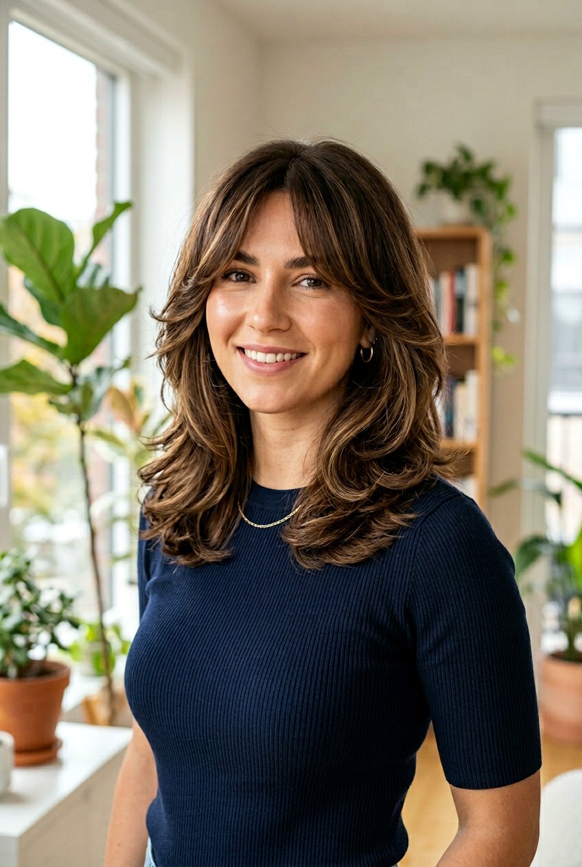 Long Bob With Curtain Bangs For Thick Hair - 20 long bob with curtain bangs - 20 long bob with curtain bangs