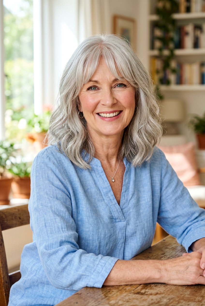 Long Bob With Curtain Bangs Over 60 - 20 long bob for women over 60 - 20 long bob for women over 60