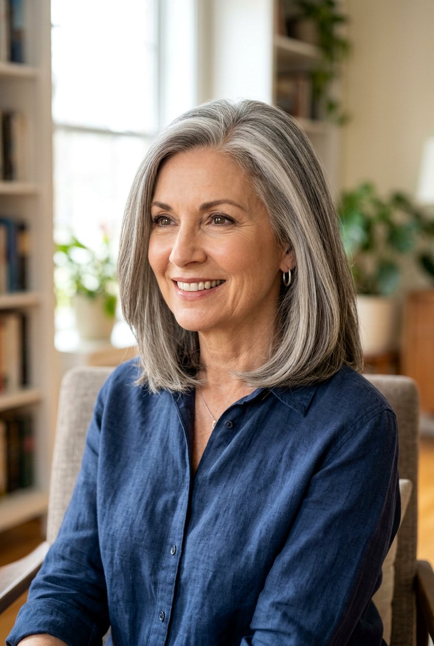 Long Bob With Side Part For Women Over 60 - 20 long bob for women over 60 - 20 long bob for women over 60