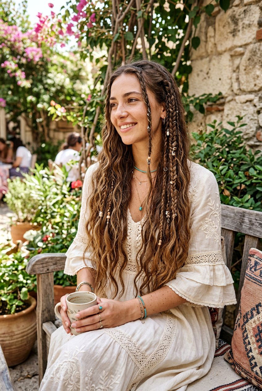 Long Boho Braids For Long Hair - 20 summer hairstyles for long hair - 20 summer hairstyles for long hair