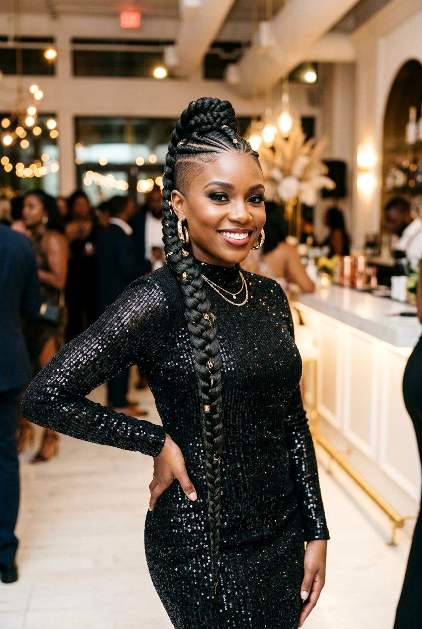 Long Braided Mohawk With Extensions - 20 braided mohawk hairstyle for women - 20 braided mohawk hairstyle for women