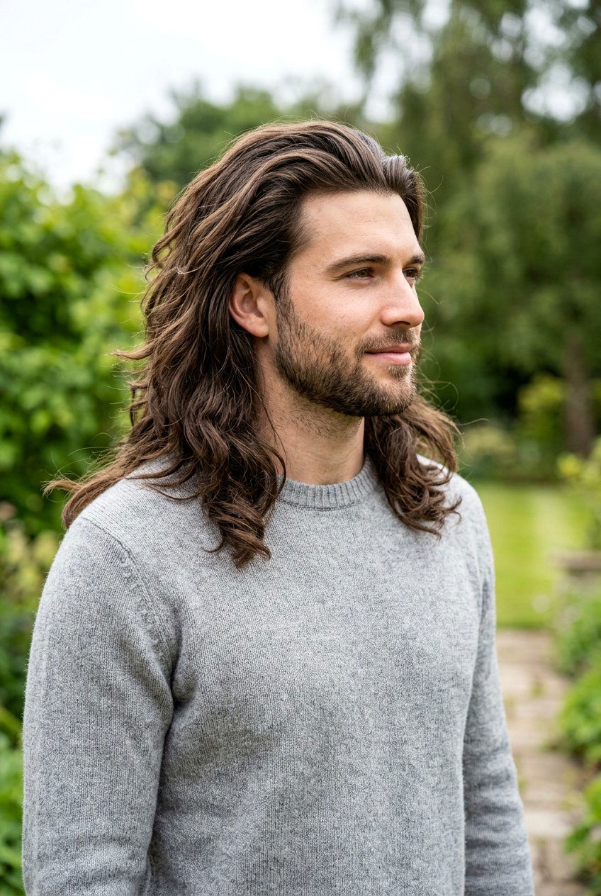 Long Bro Flow With Layered Back - 20 bro flow with layers men - 20 bro flow with layers men