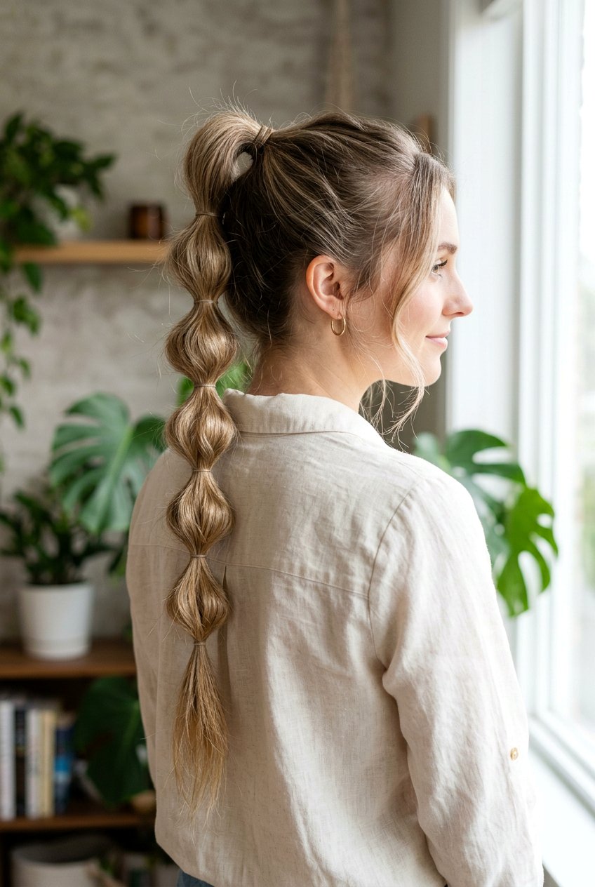 Long Bubble Ponytail For Fine Hair - 20 bubble ponytail for long hair - 20 bubble ponytail for long hair