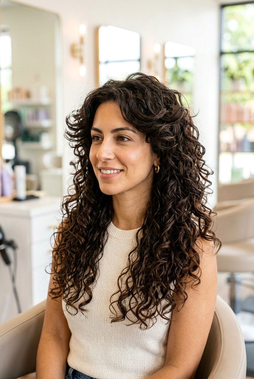 Long Butterfly Haircut For Curly Hair - 20 curly hairstyles for long hair - 20 curly hairstyles for long hair