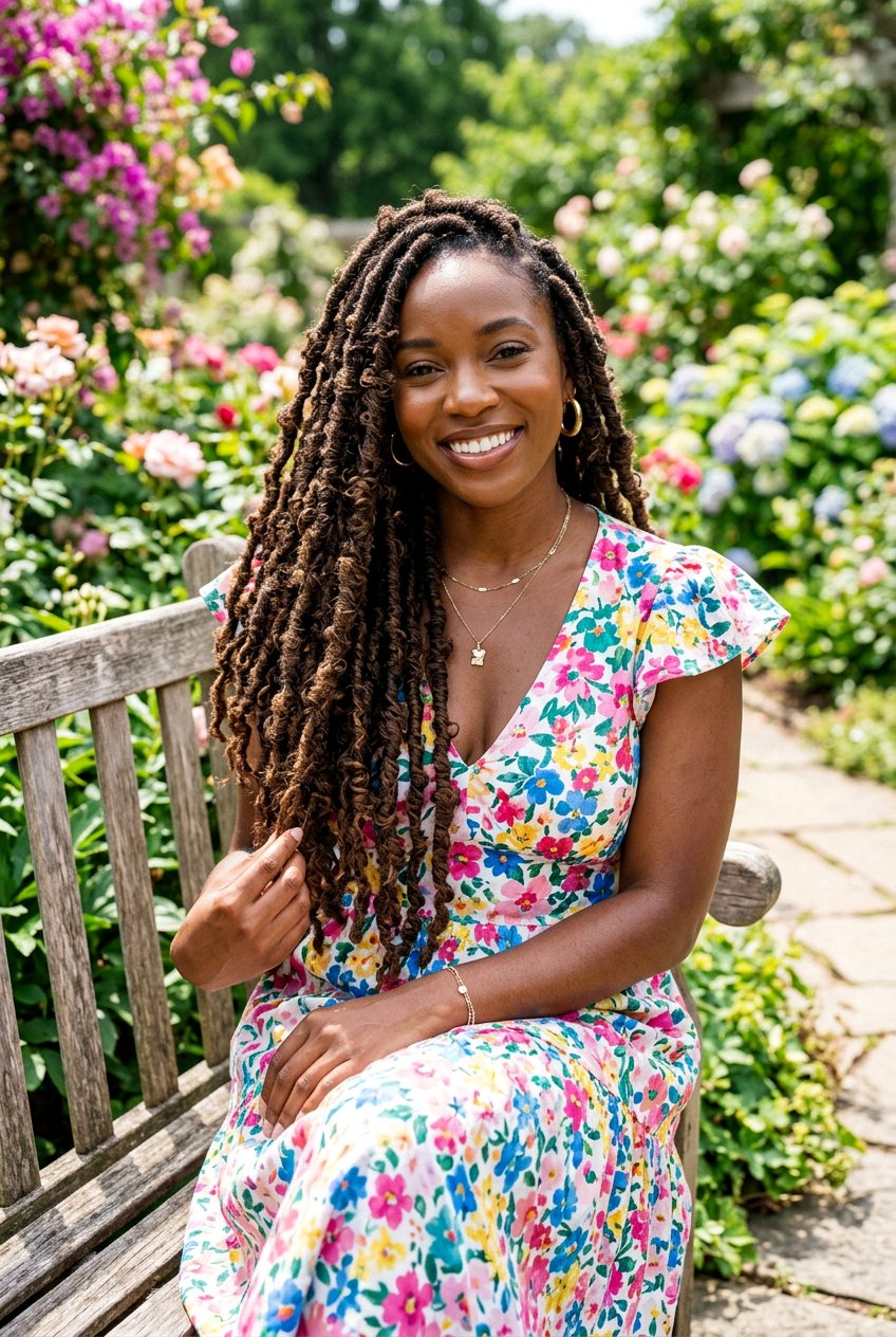 Long Butterfly Locs - 20 long loc styles for women - 20 long loc styles for women