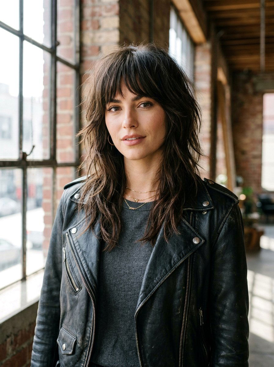 Long Choppy Haircut With Bangs - 20 cute long haircut ideas with bangs - 20 cute long haircut ideas with bangs