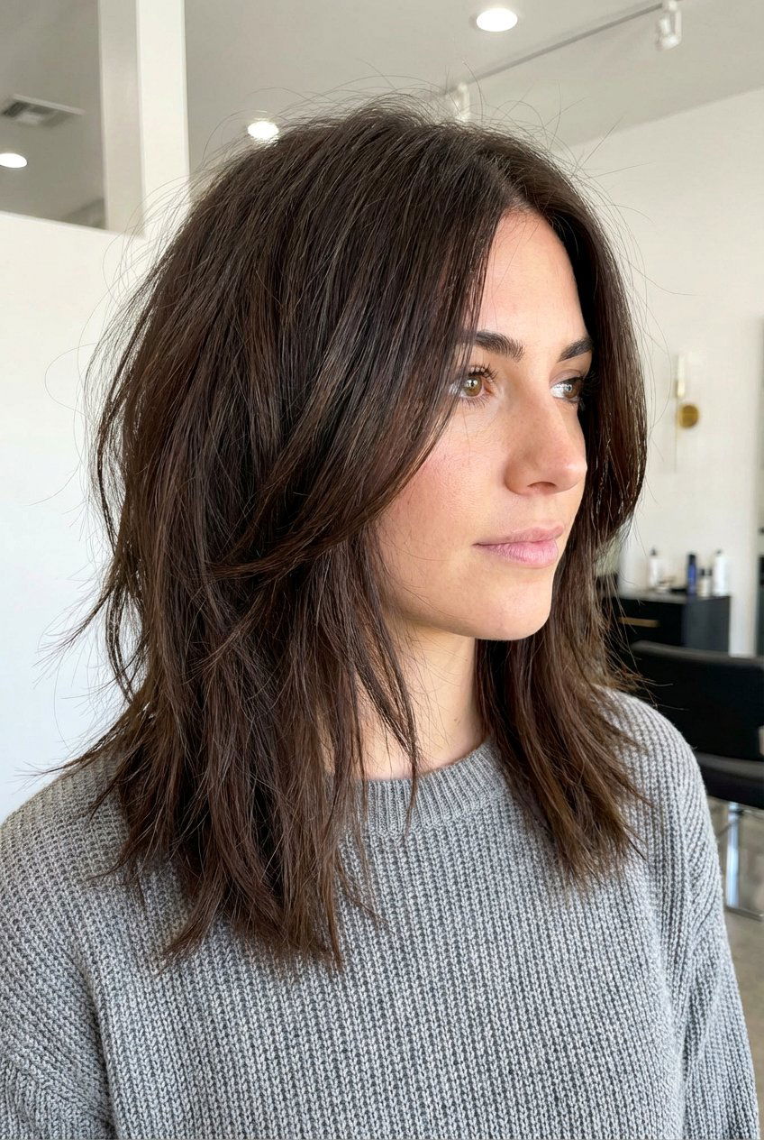 Long Choppy Layered Haircut - 20 choppy layered haircut - 20 choppy layered haircut