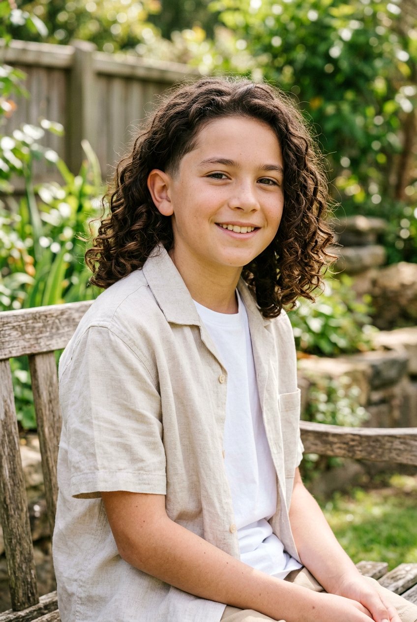Long Curls With Low Taper - 20 boys haircut with taper and curls - 20 boys haircut with taper and curls